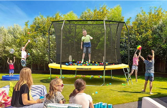 trambulina progressive flex distractie de vara