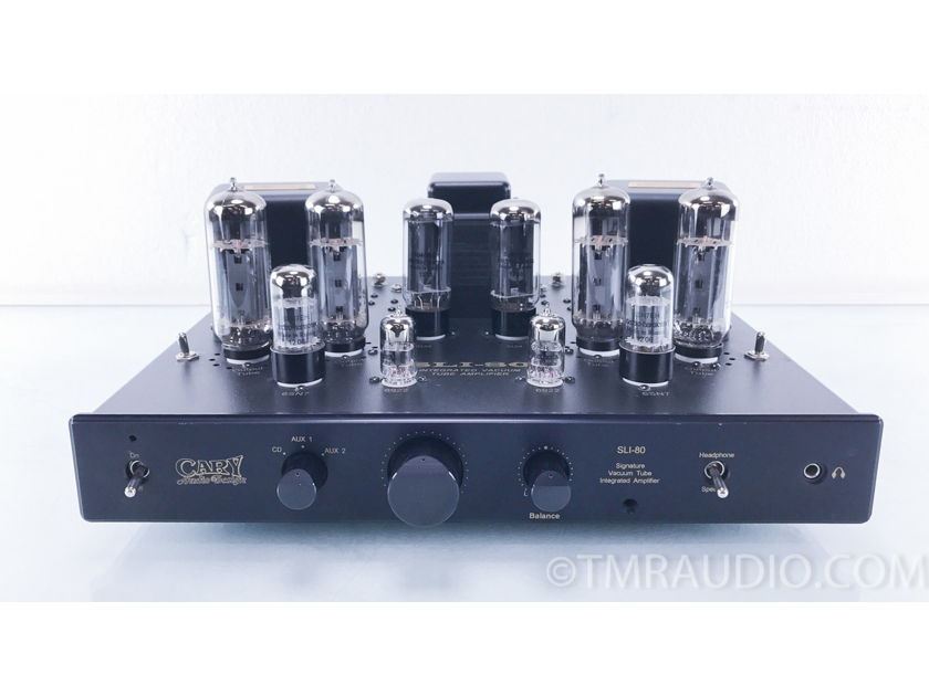 Cary SLI-80 Signature Tube Stereo Integrated Amplifier Headphone (13208)