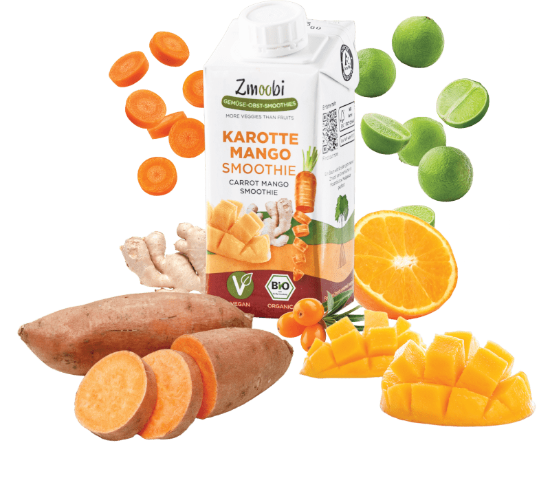 Karotten Ingwer Mango Smoothie