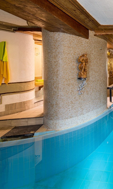Poolbereich im Ferienhaus für entspannte Urlaubstage im Allgäu