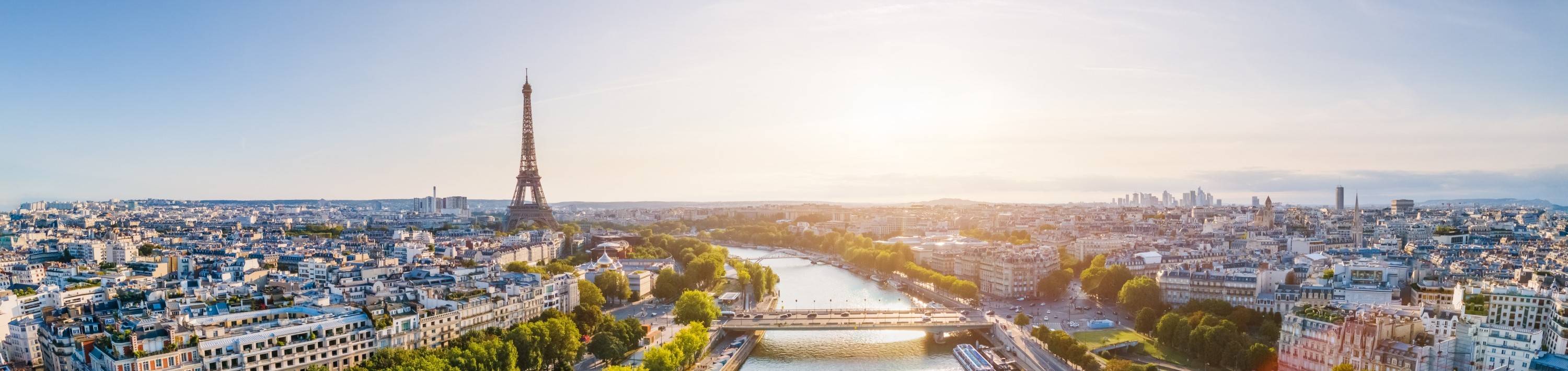 Skyline view of Paris