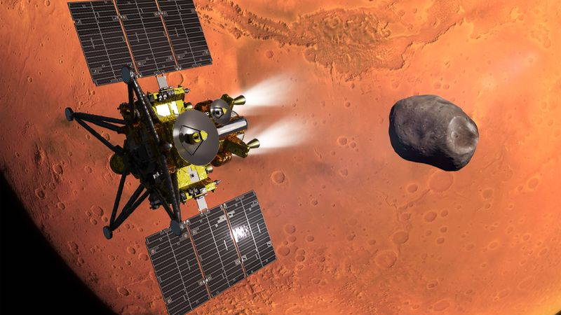 Image may contain: Astronomy, Outer Space, Satellite, Aircraft, Airplane, Transportation, and Vehicle
