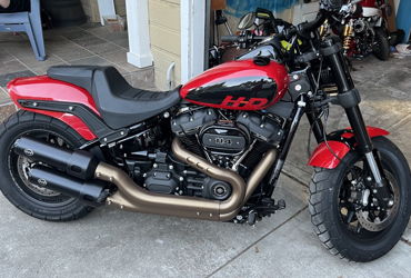 2023 HARLEY-DAVIDSON FAT BOB 114 motorcycle for rent near Los Gatos, CA