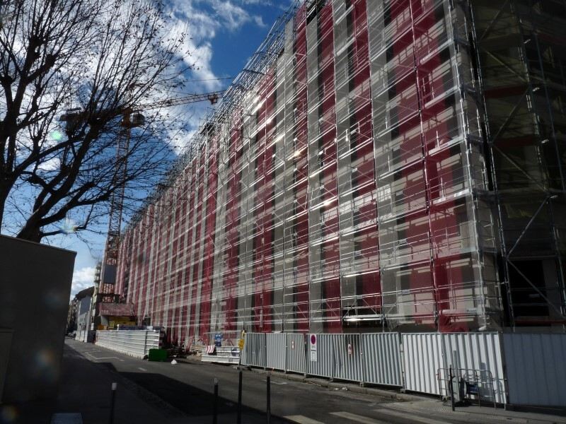 Chantier échafaudage EVEREST — Citroen Rue De Marseille
