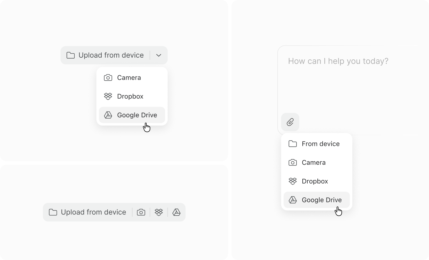 Dynamic Button in File Uploader