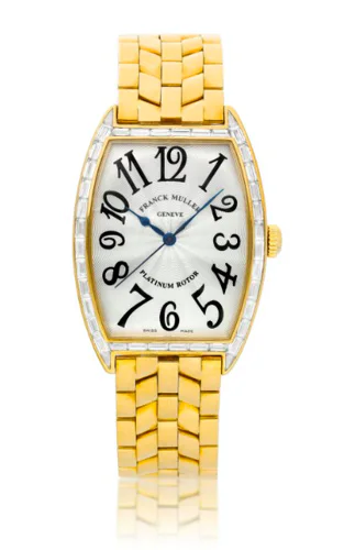 Franck Muller Cintrée Curvex Certified Diamond With Bracelet YG