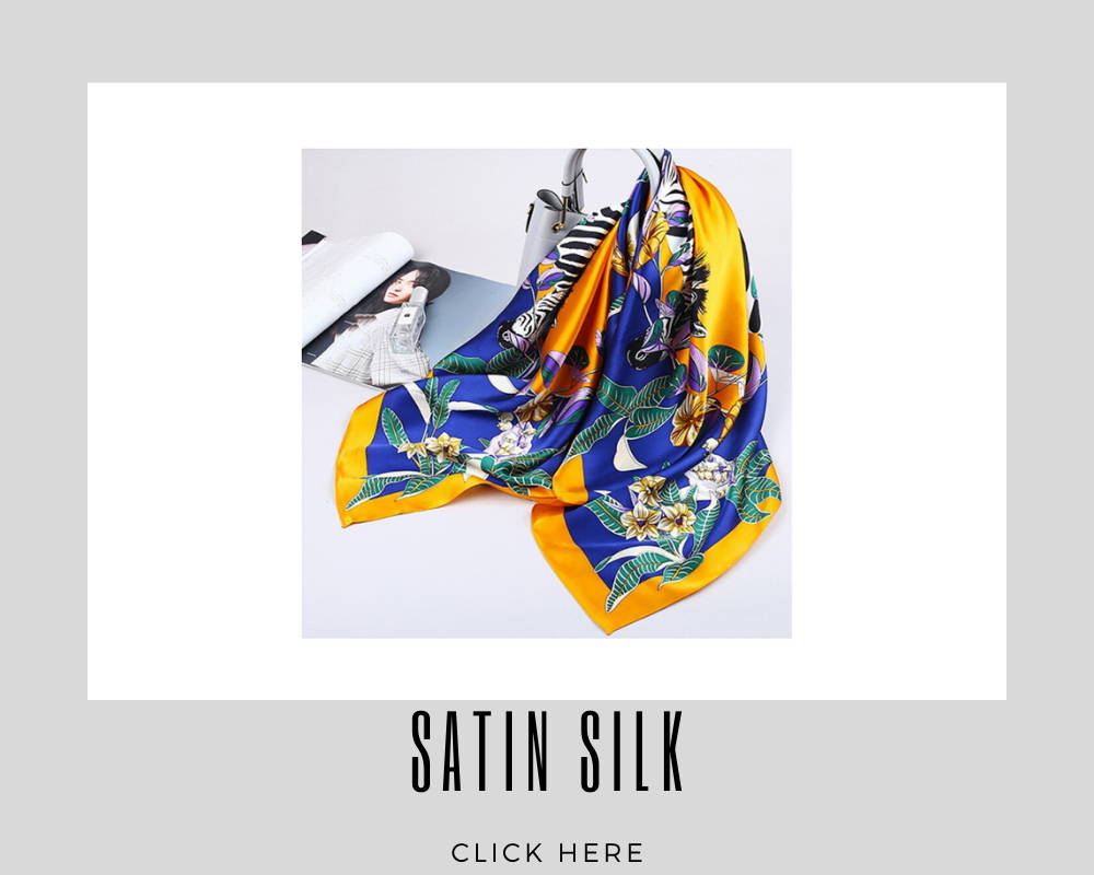 Satin Silk Custom Scarf/Scarves