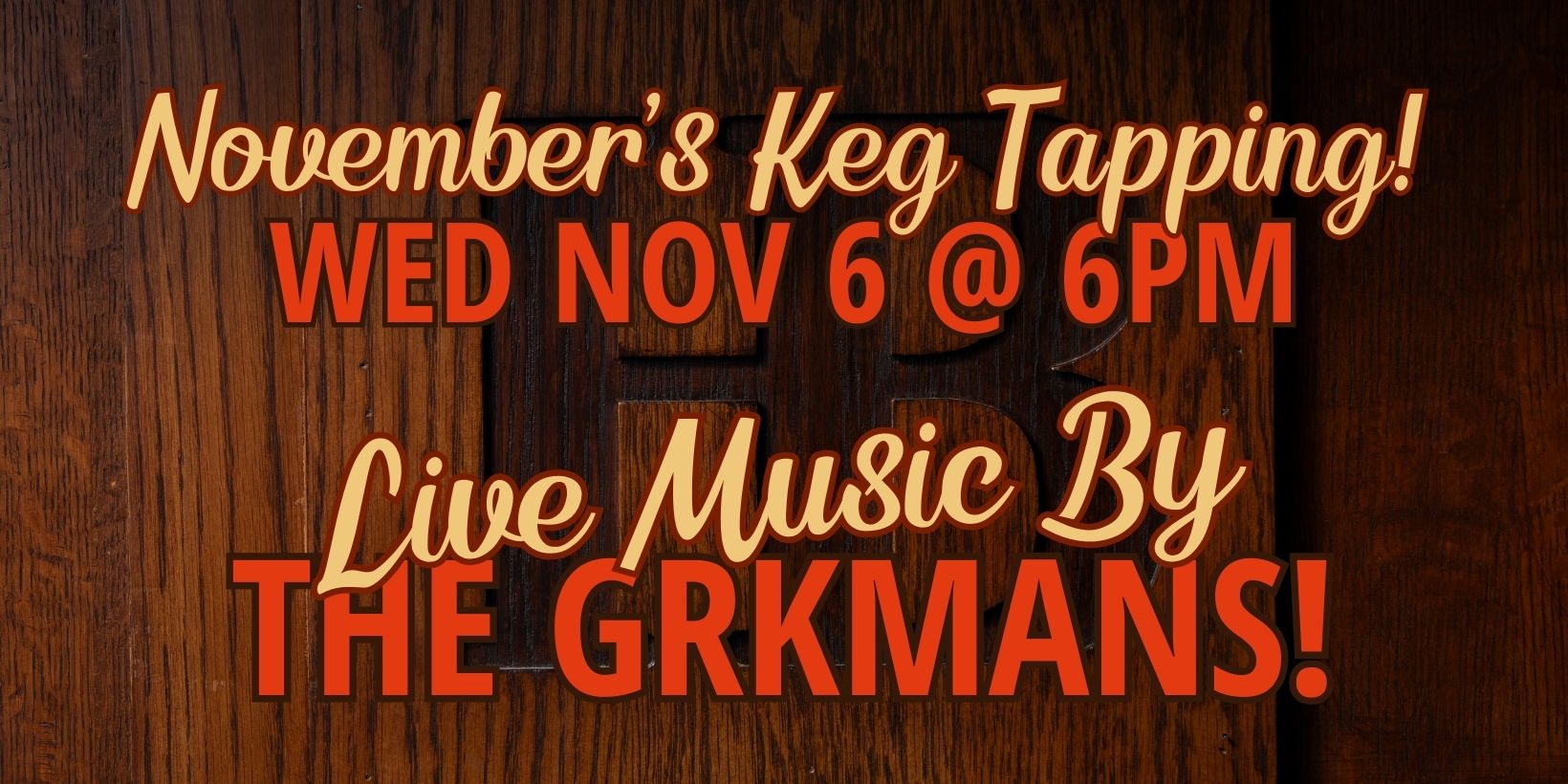 November's Keg Tapping Celebration! promotional image