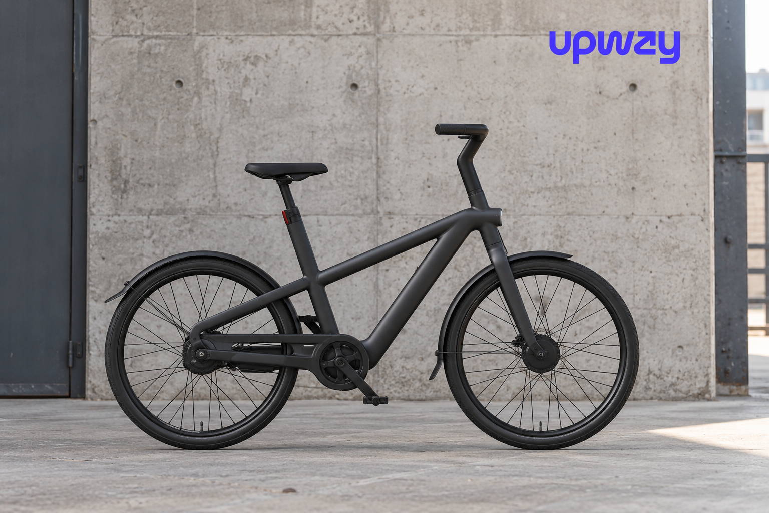 VanMoof A5 e-bike in matzwart – elektrische stadsfiets van VanMoof bij Upway