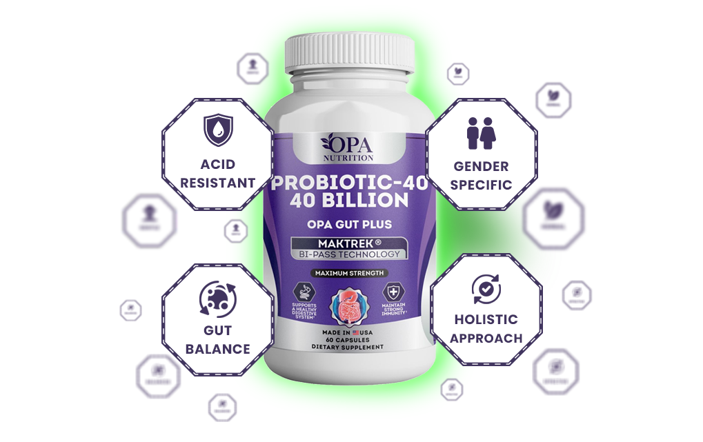 OPA NUTRITION PROBIOTIC-40 Features