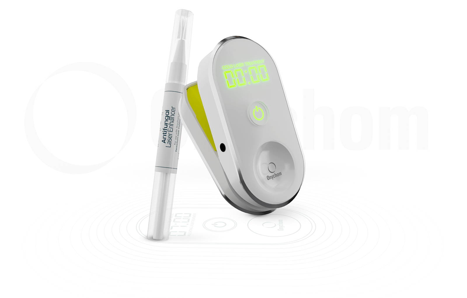 Onychom Antifungal Laser Device + 3 Packs Laser Enhancer