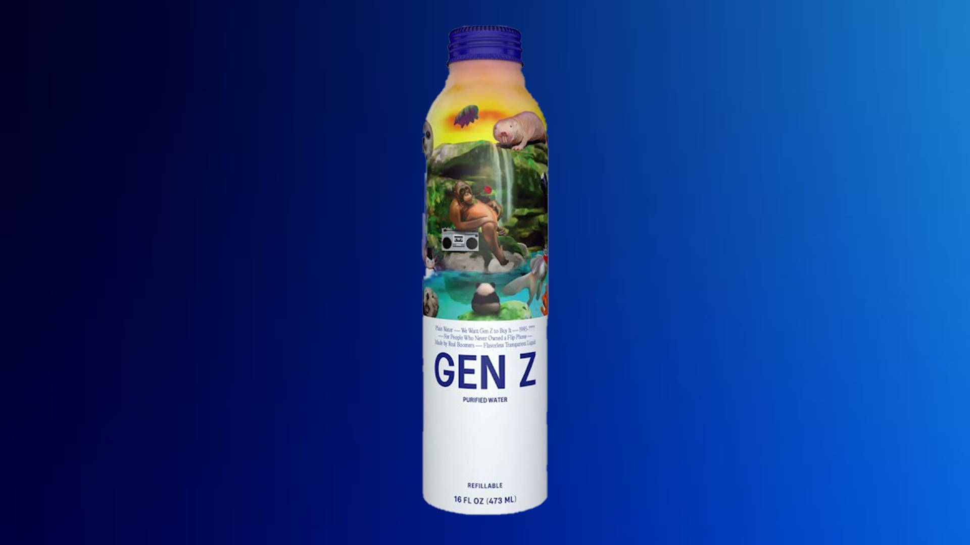Featured image for How Do You Do Fellow Kids? Gen Z Water's Design Hits Different, FR