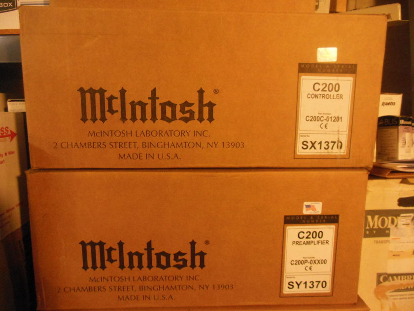 McIntosh C200 C+P 2 chassis  New in sealed box!