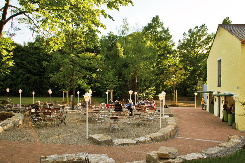 Parkidylle und Biergarten im Berger's Park