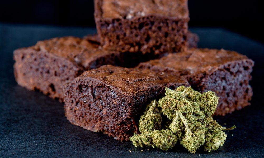 Cannabis Brownies with THC