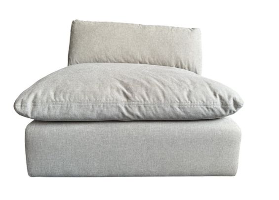 Fluffy Modular 5 Piece + Ottoman - Image 3