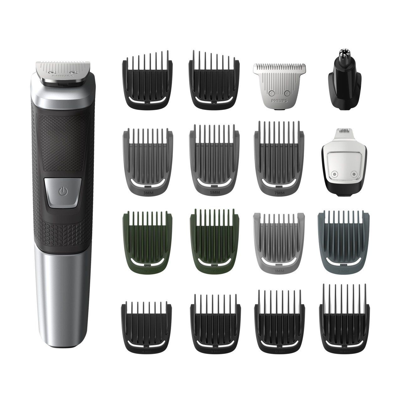 Philips Norelco Multigroom Series 5000 Mg57 Vs Wahl 09870 Lithium Ion Vacuum Trimmer Slant