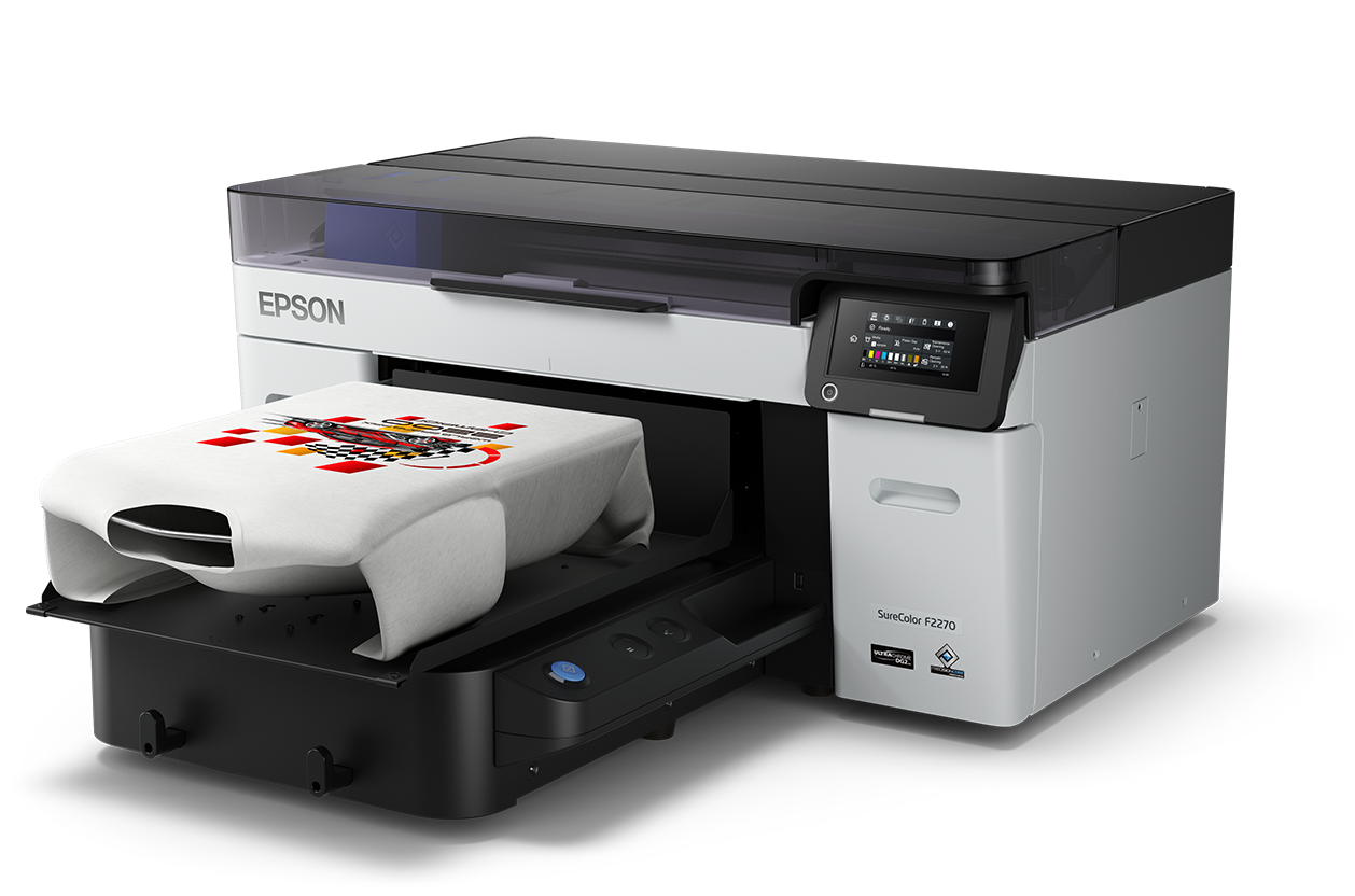 Epson SureColor F2270 Hybrid DTF and DTG Printer All American Print Supply Co.