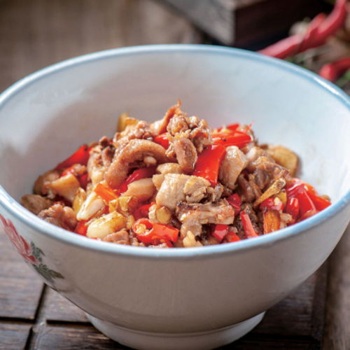 Image 49: Stir-Fried Kampung Chicken with Tea oil 茶油炒甘榜鸡