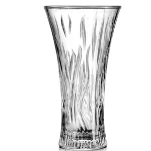 Vase 12" Flower Vases, Tall Crystal Glass Vase, Clear Lead-Free Glass Vase for Flowers, Large Glass Vases for Living Room, Dining Table Centerpieces Decor