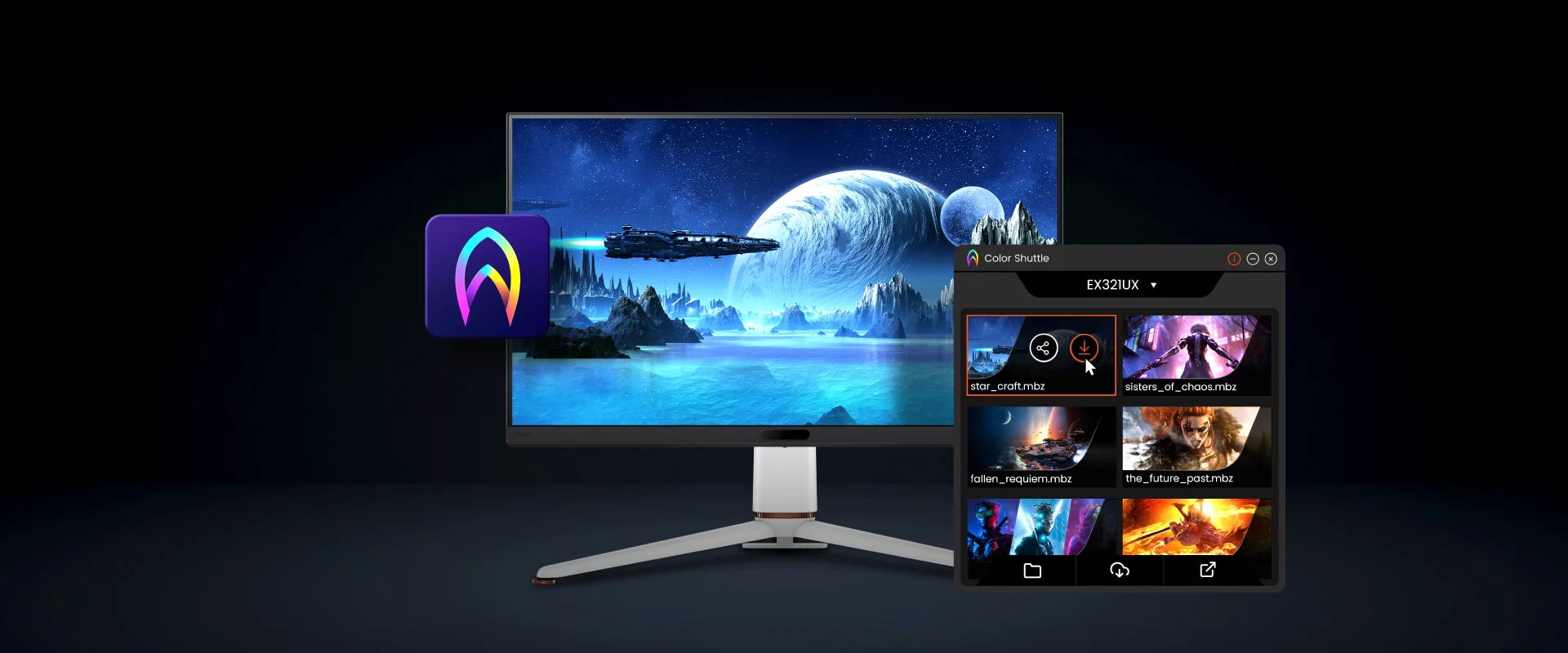 レンタル] BENQ mobiuz EX321UX 31.5インチモニター 4K