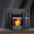 Comfortbilt Pellet Stove Insert Fireplace Insert Black Background