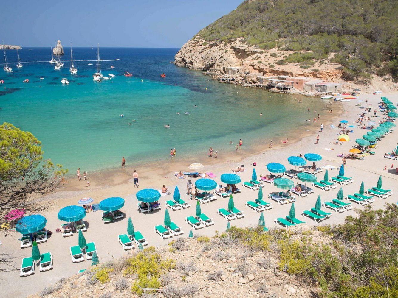 Best Ibiza beaches BENIRRAS top Ibiza tourism