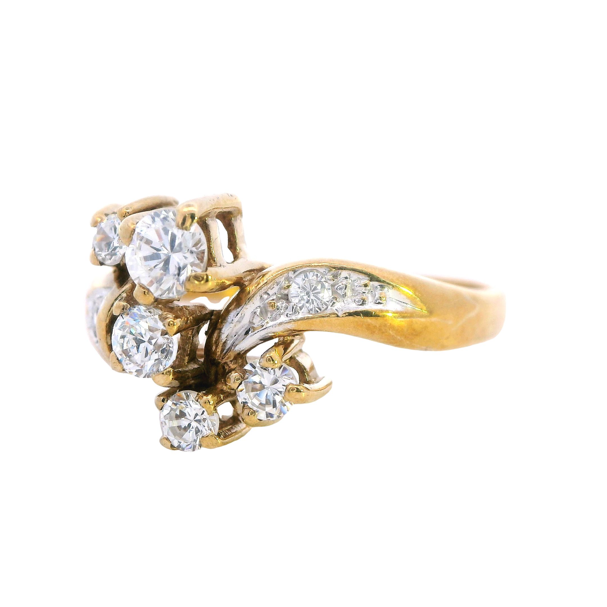 Sparkling Cubic Zirconia Ring - Image 3
