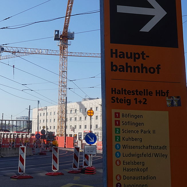  Ulm
- Baustelle Hauptbahnhof