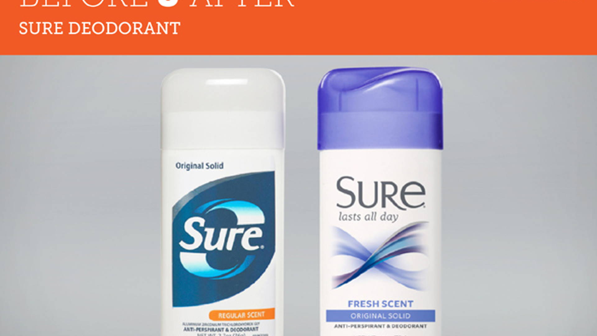 Featured image for Before & After: Sure Deodorant