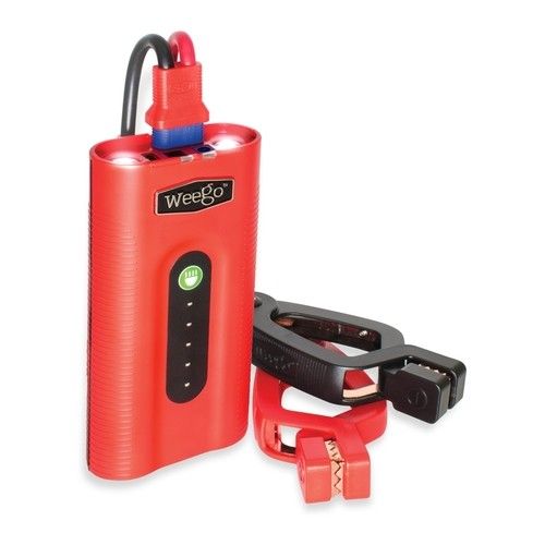 Weego Jump Starter 44 vs TOPVISION 2200A Peak 21800mAh Portable Jump Starter Slant