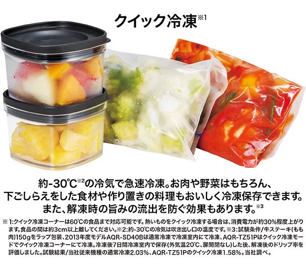 一気に冷凍