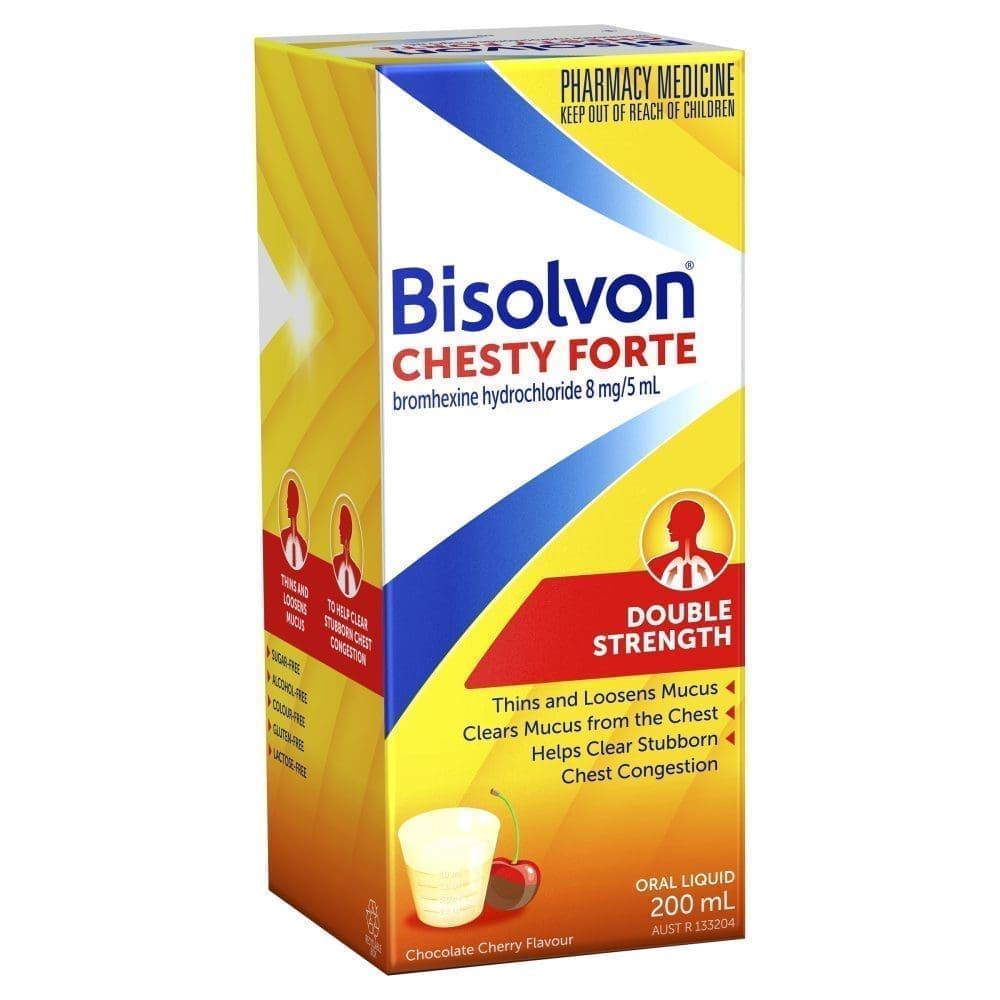 Bisolvon Chesty Forte Oral Liquid 200Ml Artg Id 133204