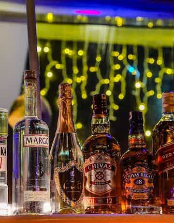 Relax drinking different drinks