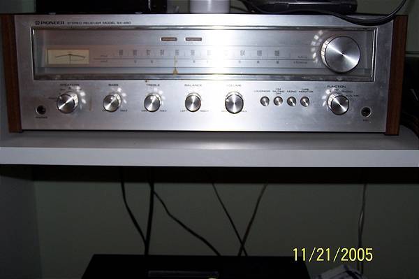 My Pioneer SX-450 receiver