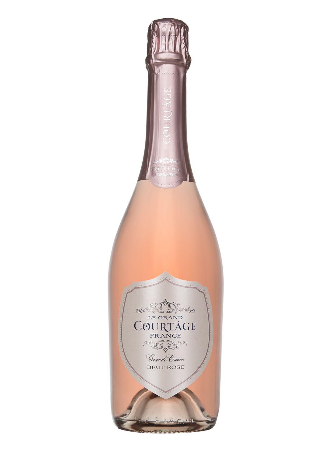 Bottle of Le Grand Courtâge Brut Rosé French Sparkling Wine