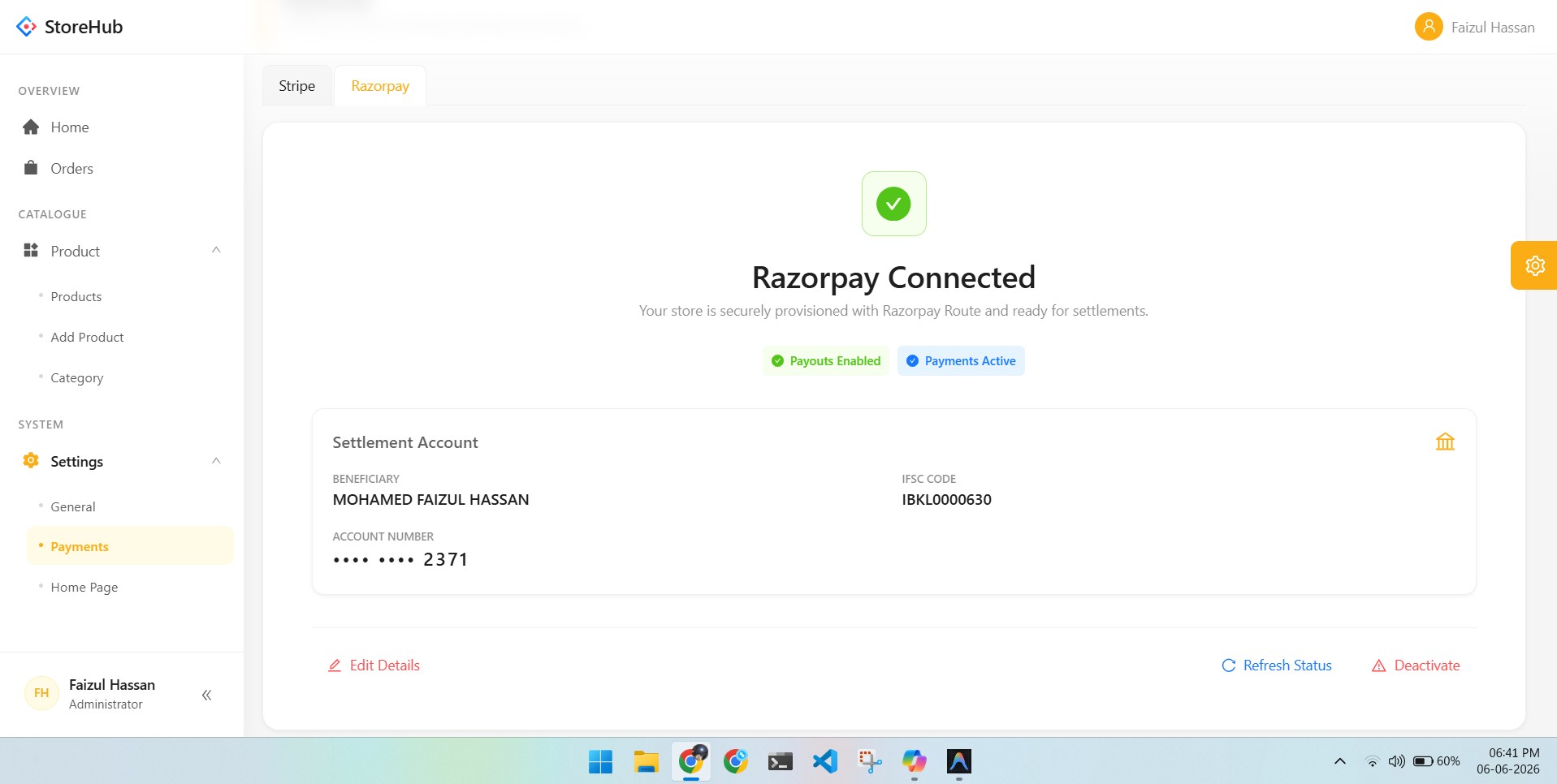 IPFS Blockchain developers developer - Faizul H.'s portfolio image