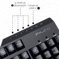 bàn phím cơ Filco Minila-R có khả năng kết nối 4 Bluetooth, 1 USB