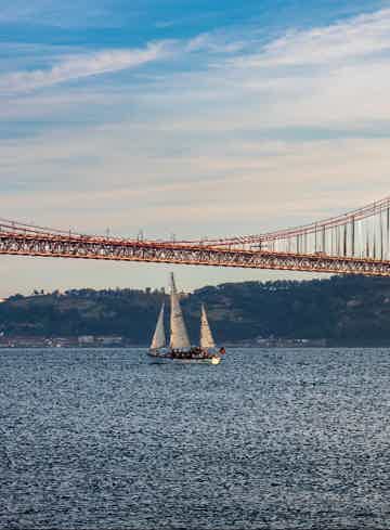 Sail along the harbor, enjoying the sights