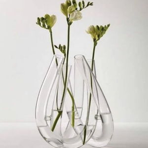 Trui Vase By Rosenthal | Clear