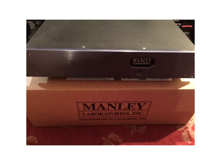 Manley Chinook MM/MC Phono Stage Includes (4) NOS Amperex Holland 6922's from Andy at Vintage