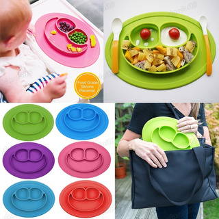 Silicone adhesive tray for children