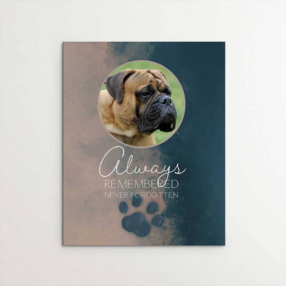 Always Remembered, Never Forgotten, Memorial, English Mastiff