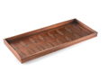 Copper Look Boot Tray with Pine Cone Design