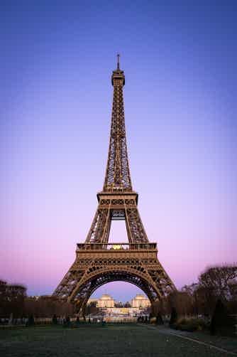 Admire sparkling Eiffel Tower views from the water