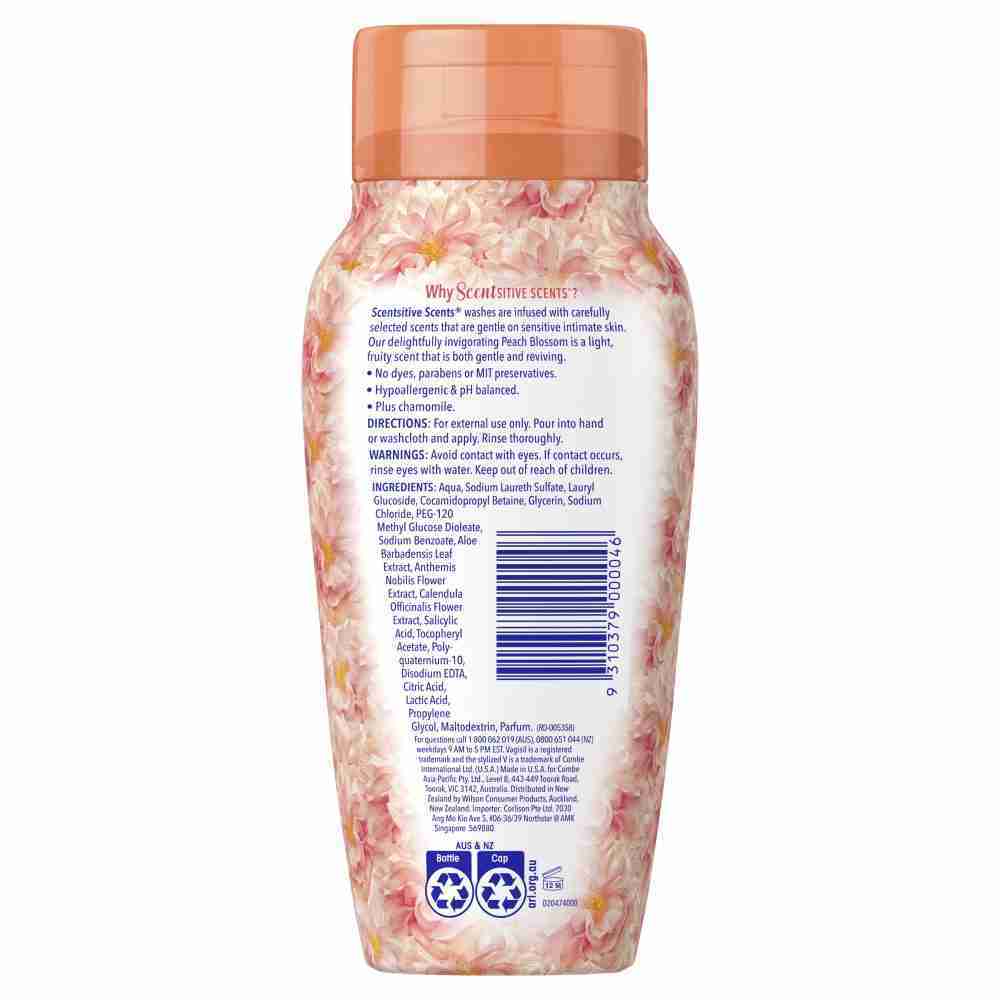 Vagisil Intimate Wash Scentsitve Scents Peach Blossom 240Ml - Image 4