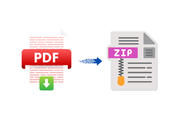 PDF to ZIP conversion process