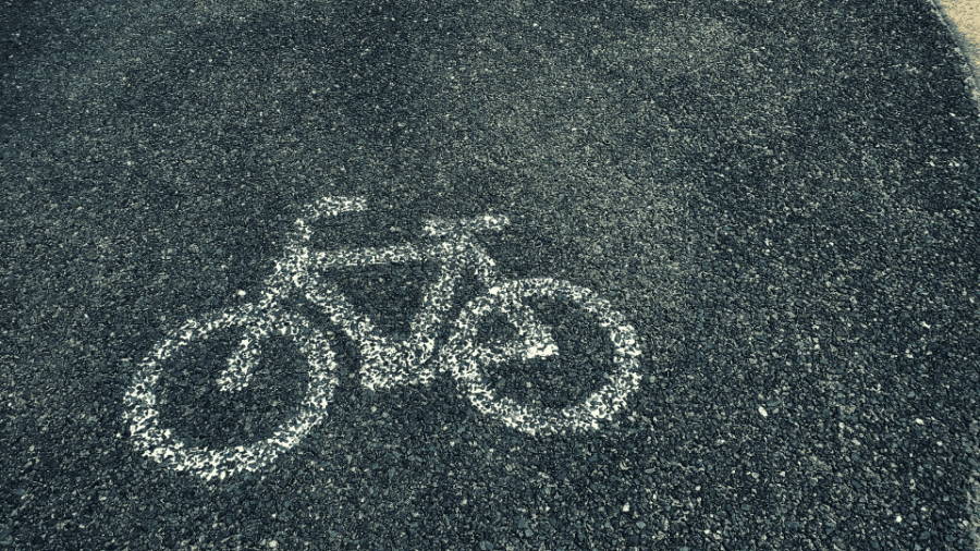 自転車の道路マーク