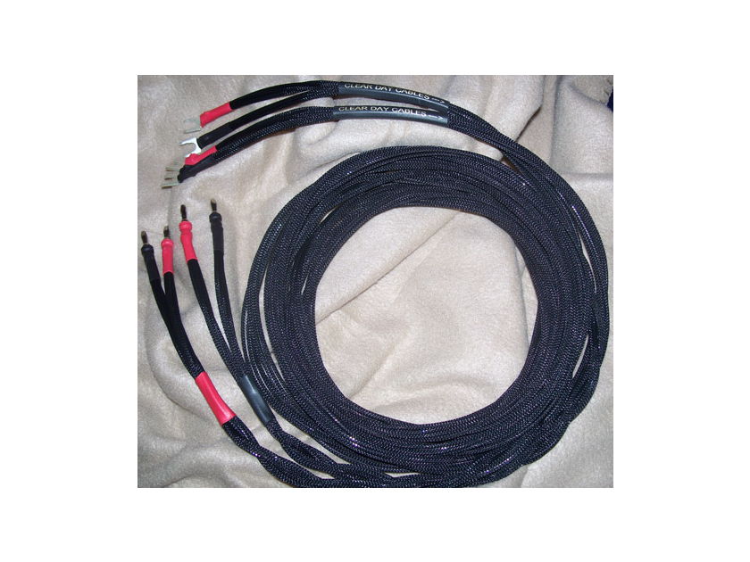 Clear Day Cables Solid Core 8ft double shotgun