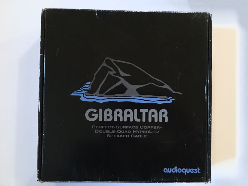 AudioQuest Gibraltar Full Range 10' Speaker Cables Spade Ends